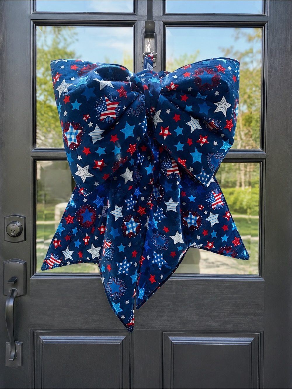 Patriotic Door Bow